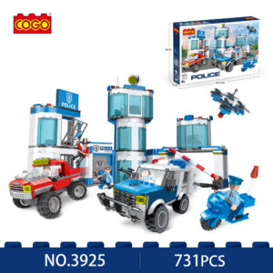 Recenzja zabawki klocki konstrukyjne Komisariat policji