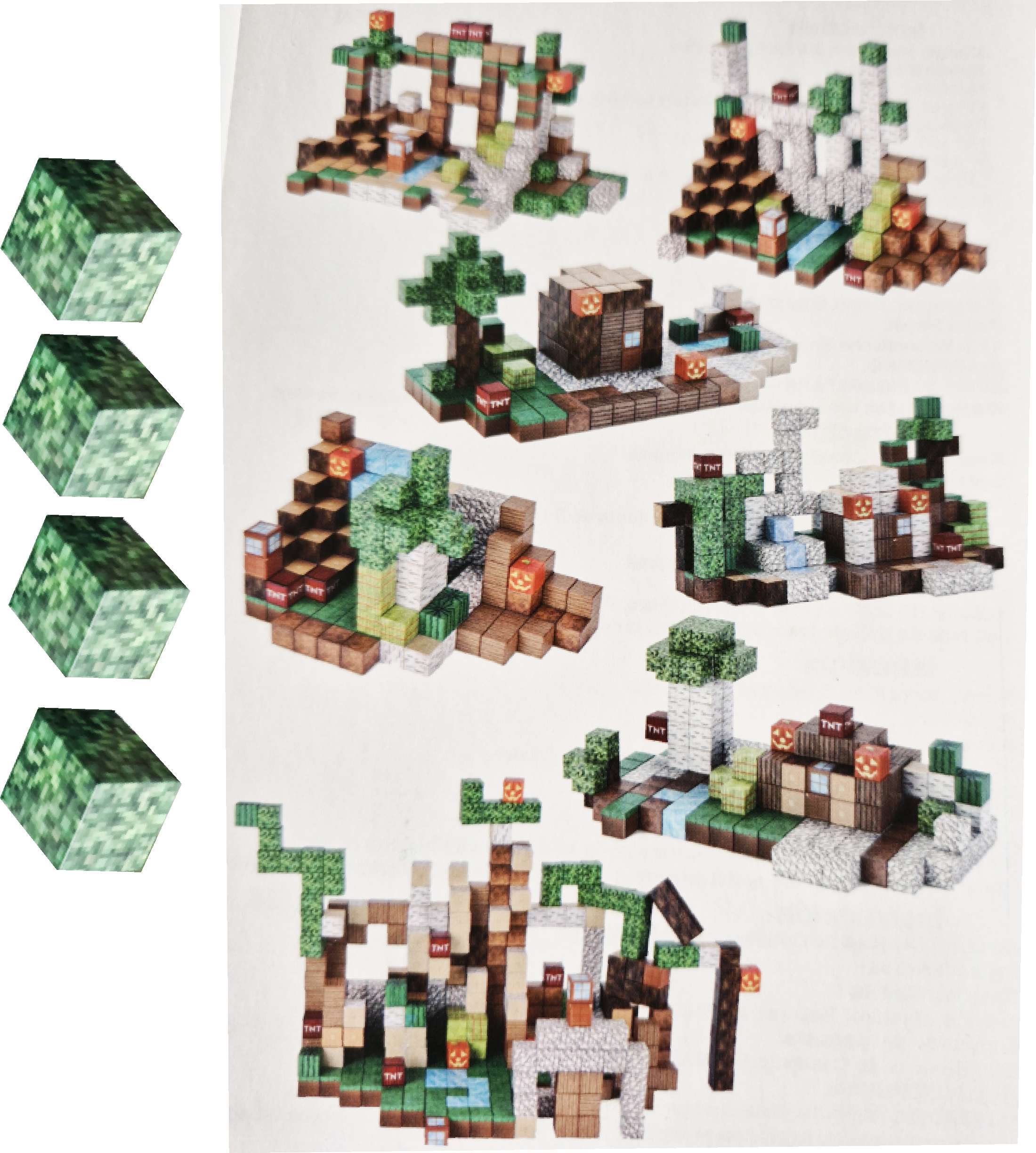 Klocki magnetyczne Minecraft Master Builder 192 elelmentów - obrazek 10