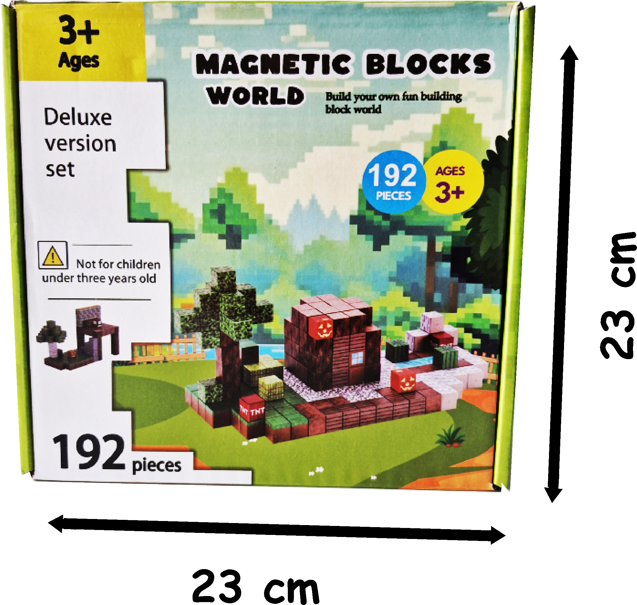 Klocki magnetyczne Minecraft Master Builder 192 elelmentów - obrazek 5