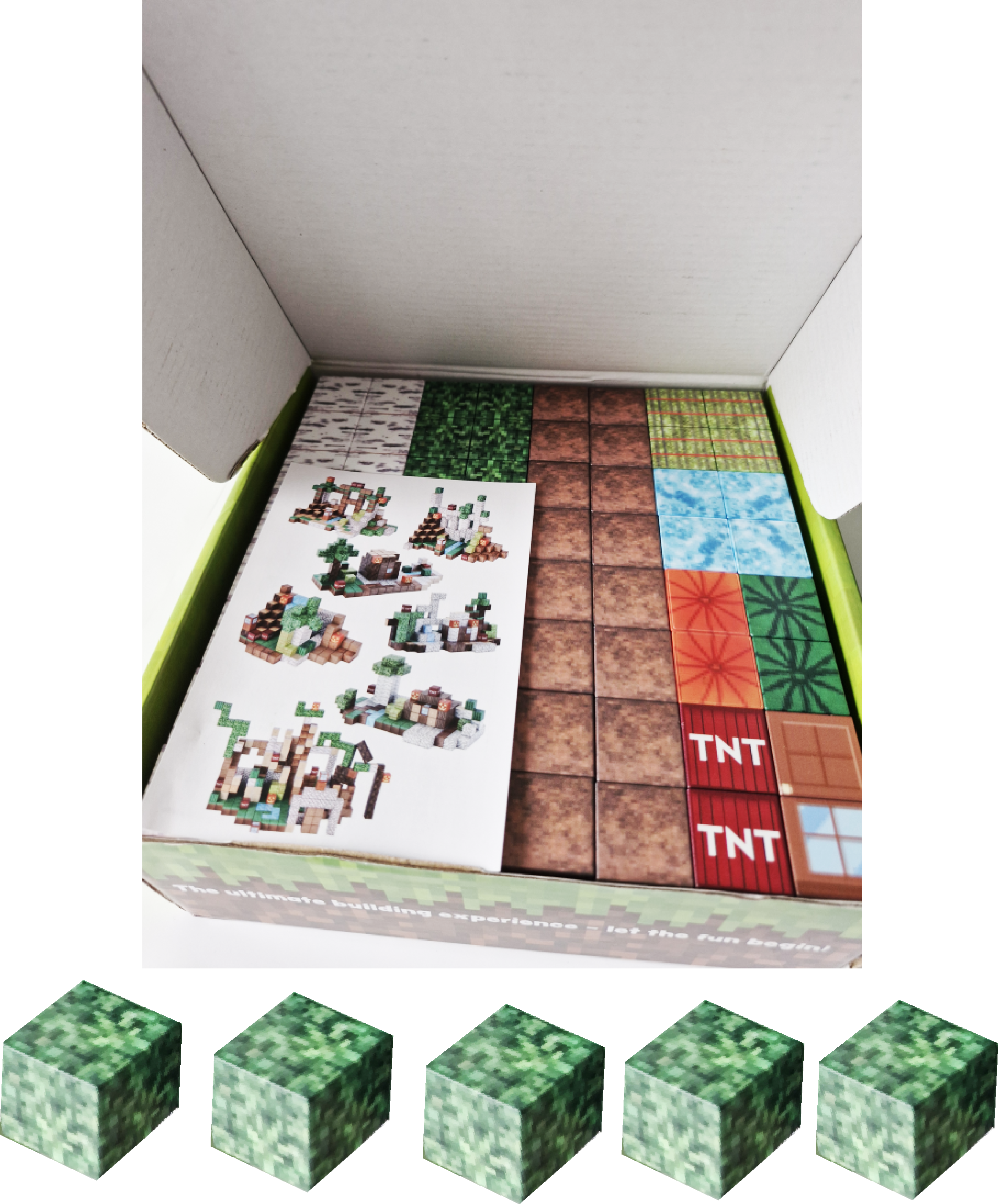 Klocki magnetyczne Minecraft Master Builder 192 elelmentów - obrazek 8