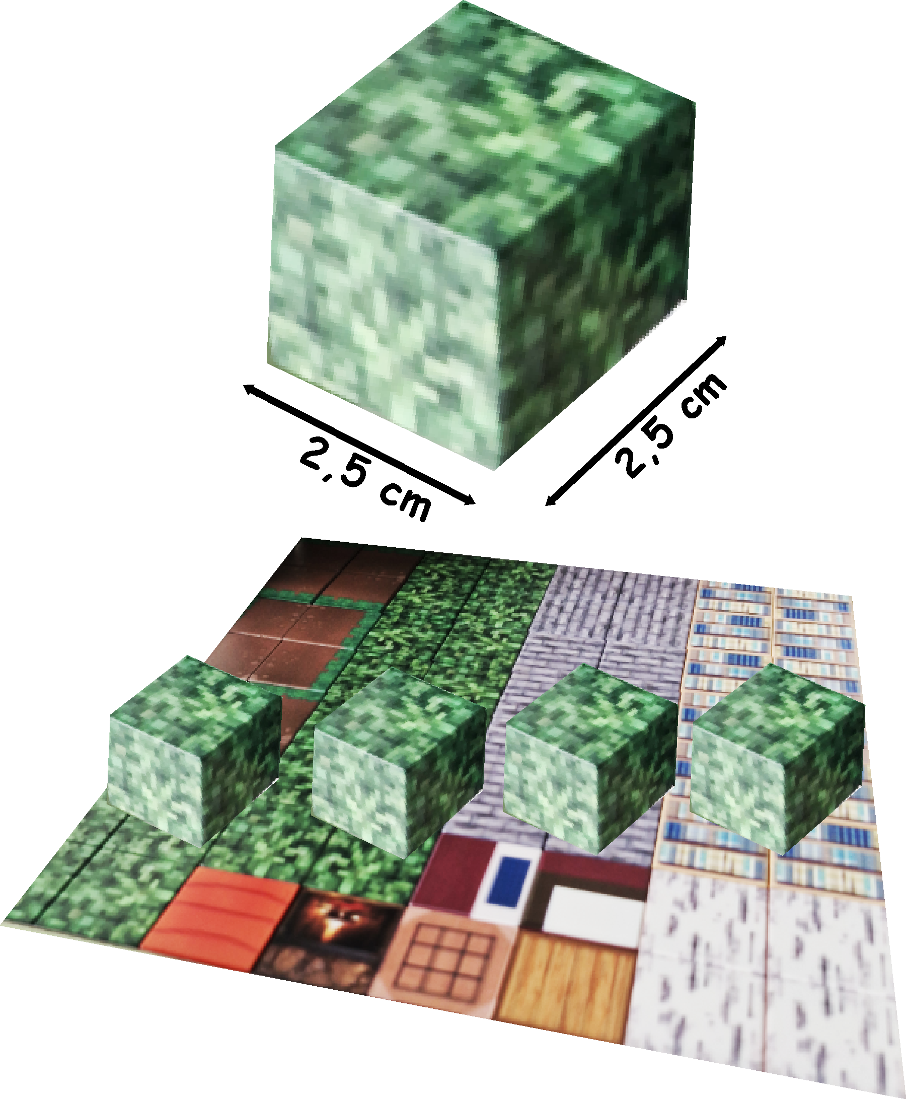 Klocki magnetyczne Minecraft 128 elelmentów MagBro - obrazek 11