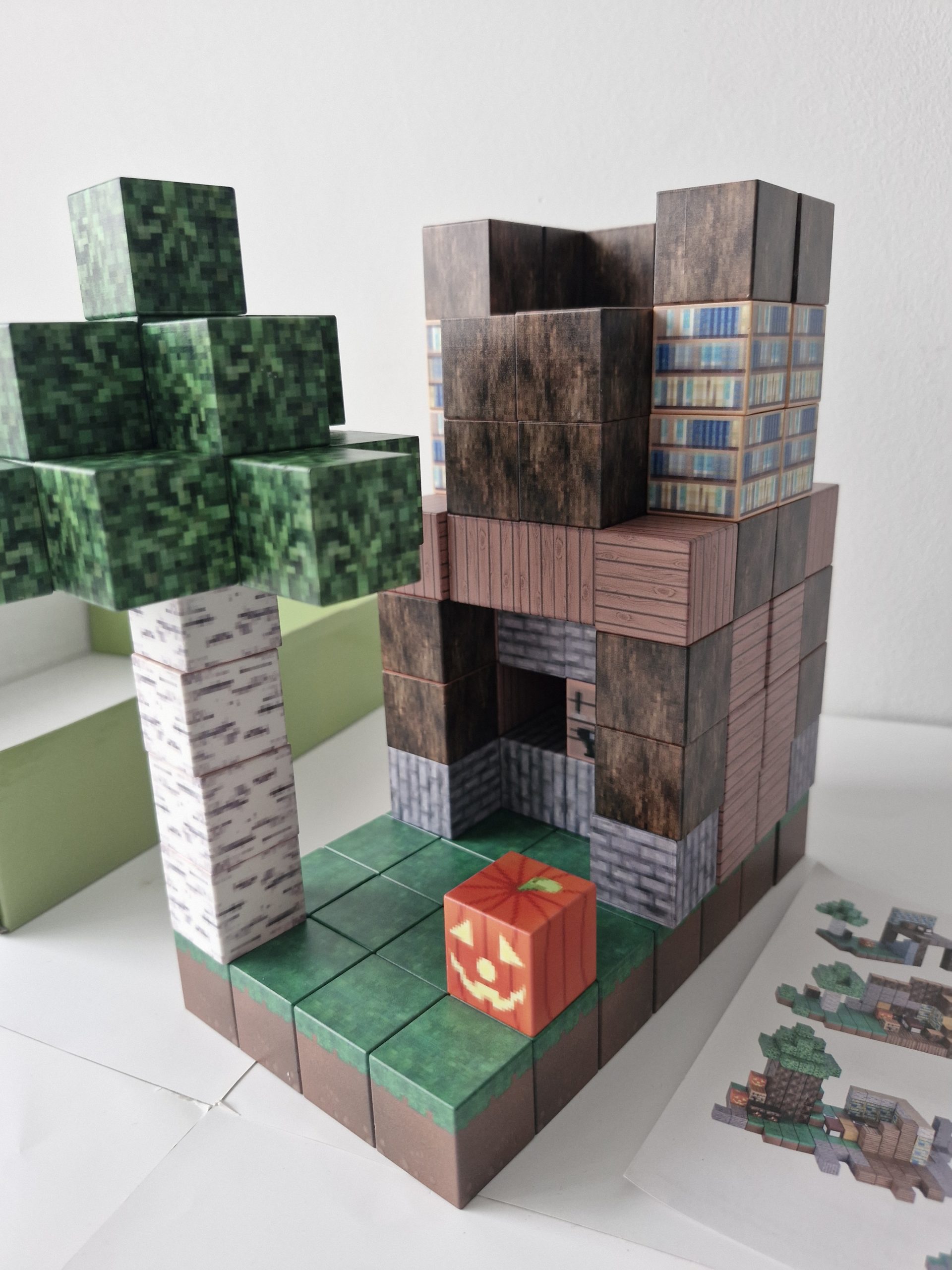 Klocki magnetyczne Minecraft 128 elelmentów MagBro - obrazek 15