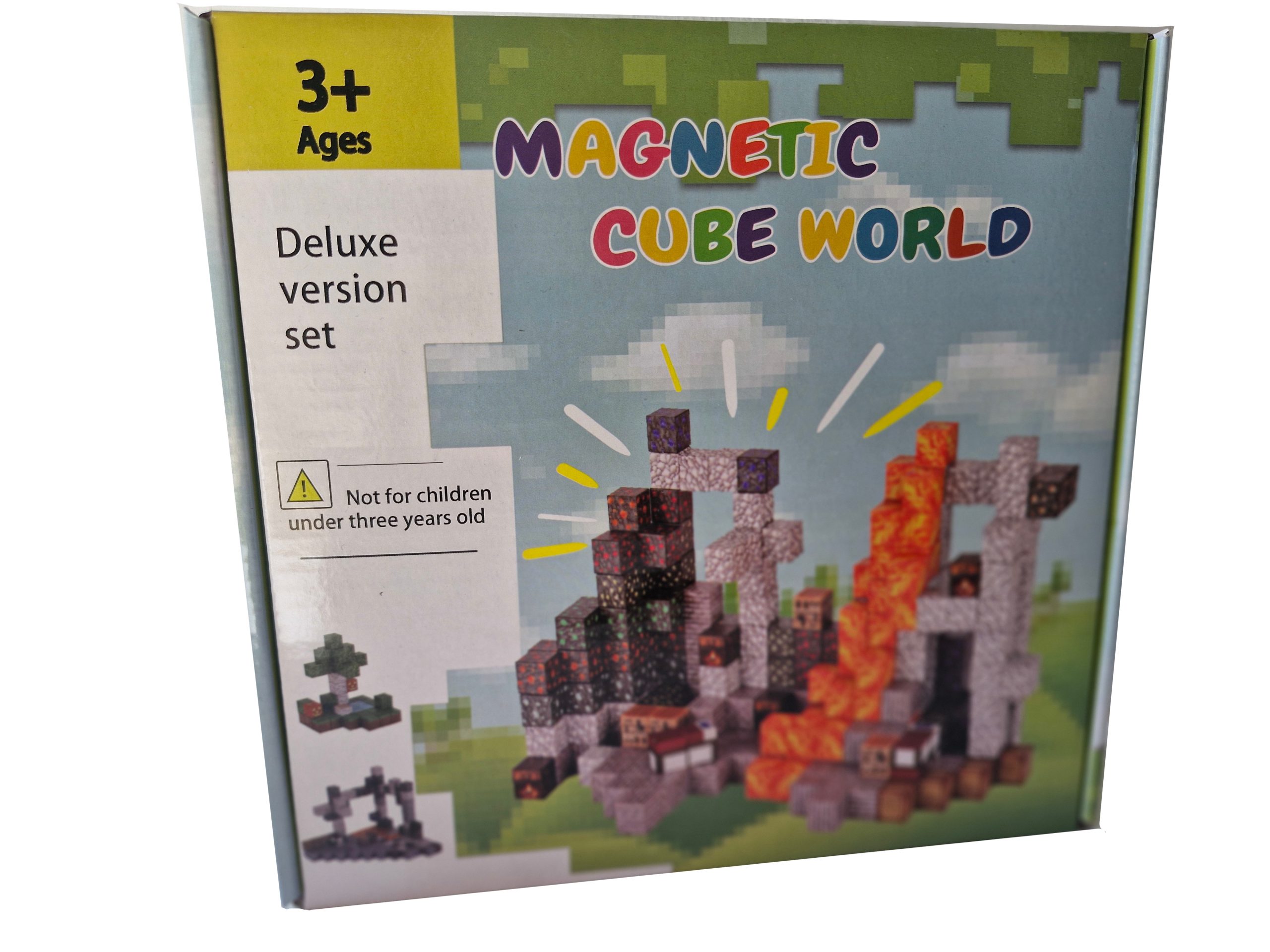 Klocki magnetyczne Minecraft 128 elelmentów MagBro - obrazek 6