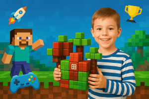 Klocki magnetyczne w stylu Minecraft – idealny prezent dla dziecka