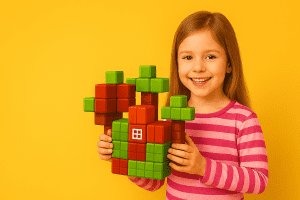 Klocki magnetyczne dla dziewczynki – kreatywna zabawa