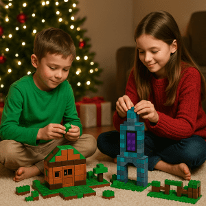 Magnetyczne klocki w stylu Minecraft — pewniak na prezent świąteczny