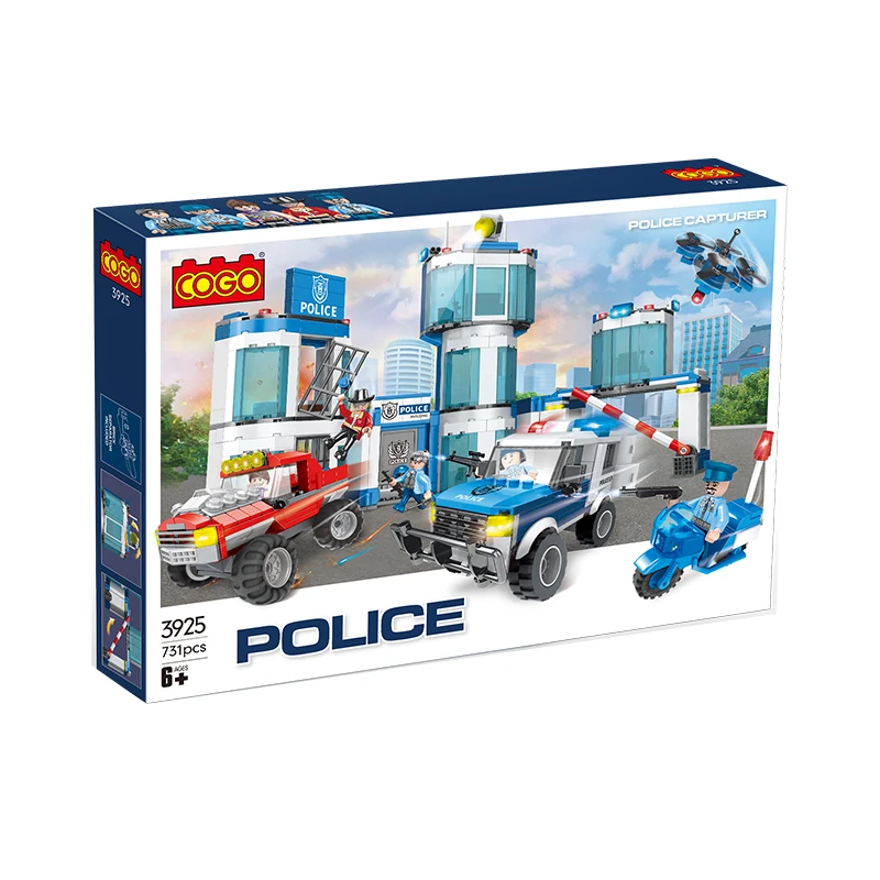 Zestaw klocków policja 731 el.