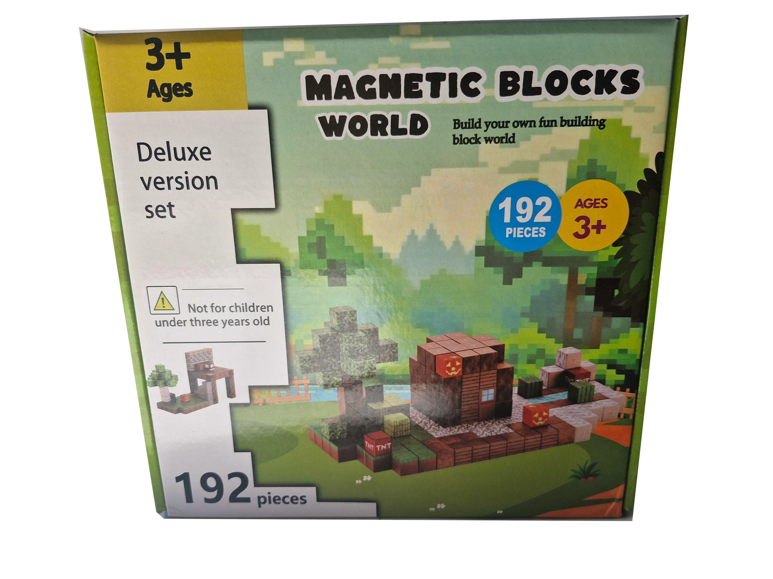 Klocki magnetyczne Minecraft 192 el.