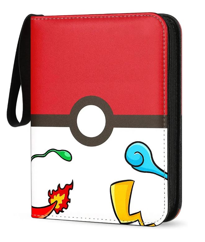 Album na karty Pokemon kolekcjonerskie 400 kart – segregator z zamkiem, 50 stron